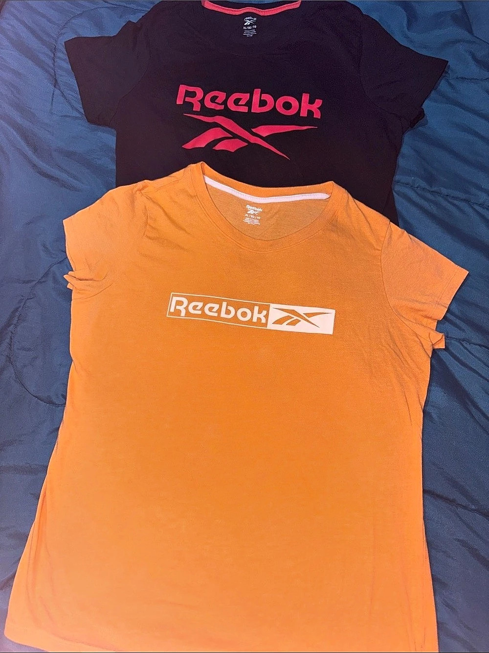 Reebok Graphic Tees Orange & Black XL
